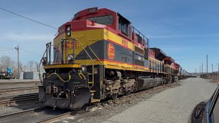 KCS 4192 SD70ACE & KCS 5006 ET44AC CSX B728 Power Sitting in Port Reading, NJ 3/20/26