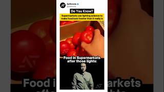 The CRI lightning science used by supermarketes 🍎