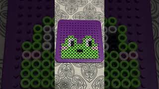 Cute Frog 🐸 Perler Beads #shorts