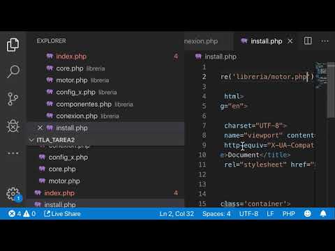 Instalador de aplicaciones PHP MYSQL