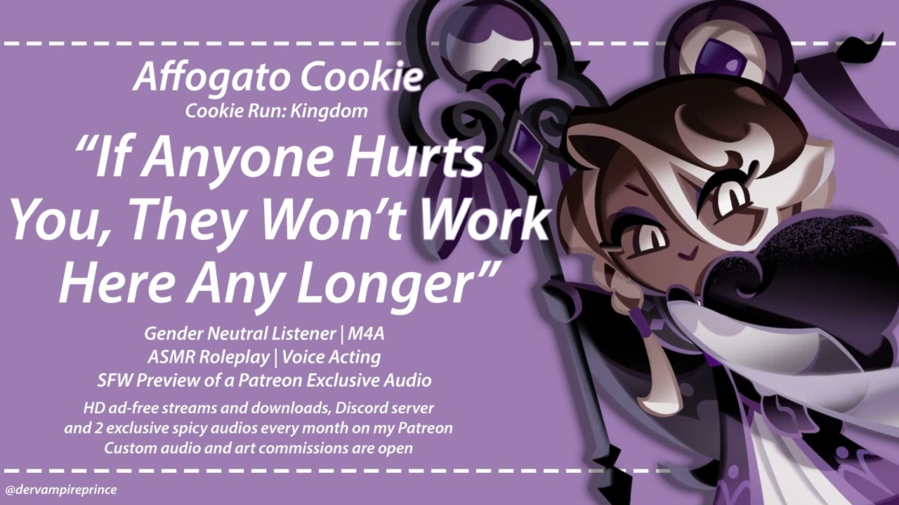 ASMR | Cookie Run - Getting Reassurance From Affogato Cookie [M4A] [Preview]