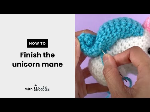 Finish the unicorn mane - Finish the unicorn mane