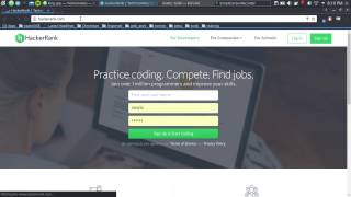 How to solve your first problem on Hackerrank