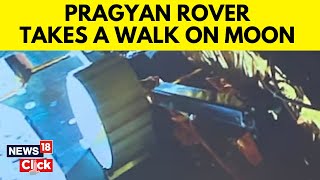 Chandrayaan-3: Pragyan Rover Comes Out Of Vikram Lander, ISRO Releases Video | N18v | English News screenshot 4