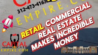 RETAIL COMMERCIAL REAL ESTATE MAKES INCREDIBLE MONEY!   #realestate #business  