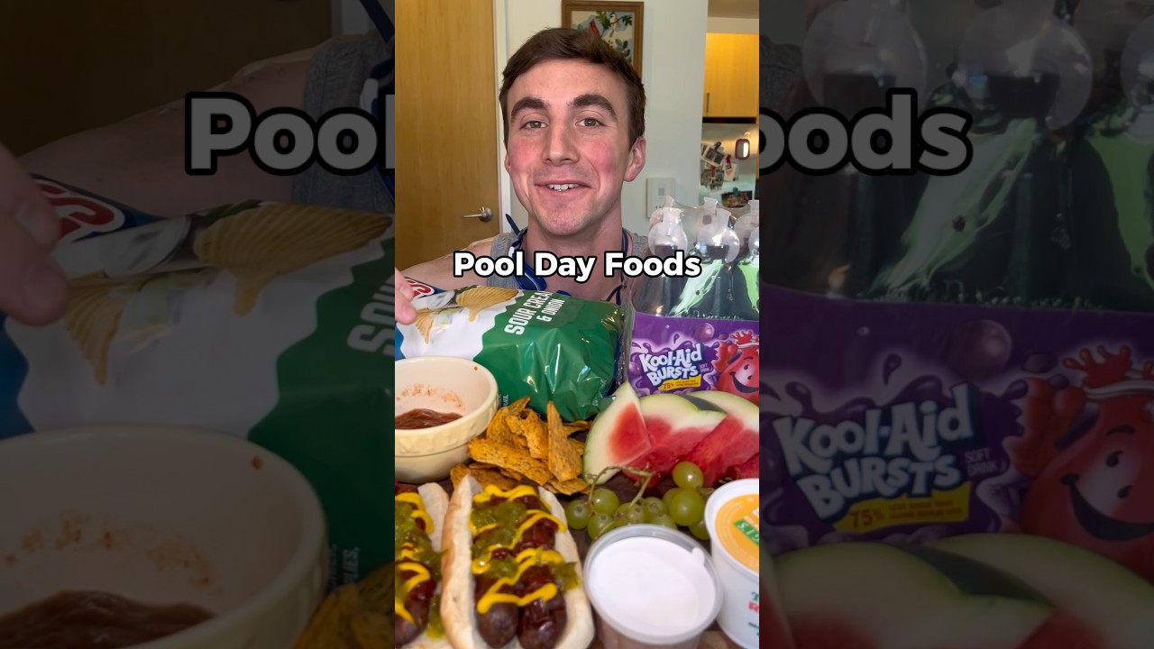 Pool Day Foods #food #poolday #mukbang
