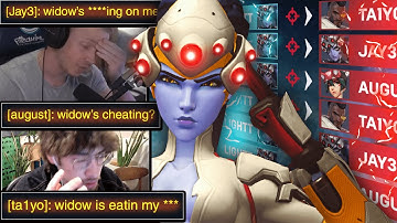 Streamers React To The Rank #1 Widowmaker // ft. Jay3, ta1yo, august