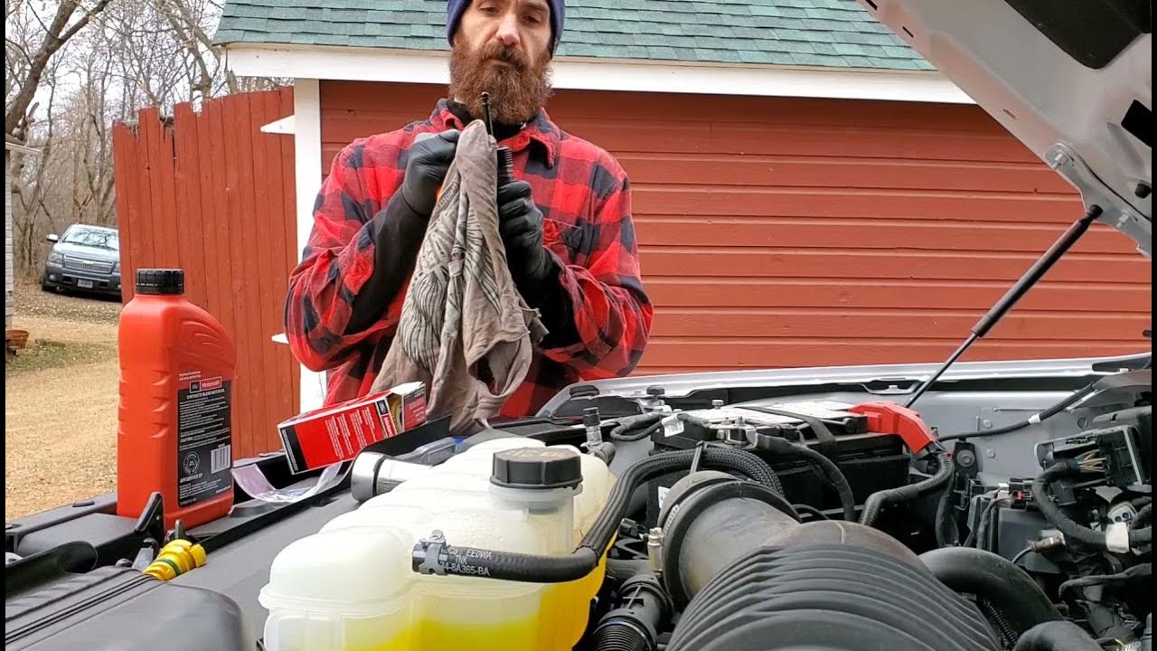 2021 F150 2.7 Ecoboost Oil Change - YouTube