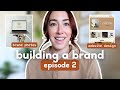 Building a brand from scratch ep 2 web design and brand photos