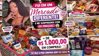 Fiz A Compra Do Mês Em Um Mercado Diferente E Me Surpreendi Com Os Preços
