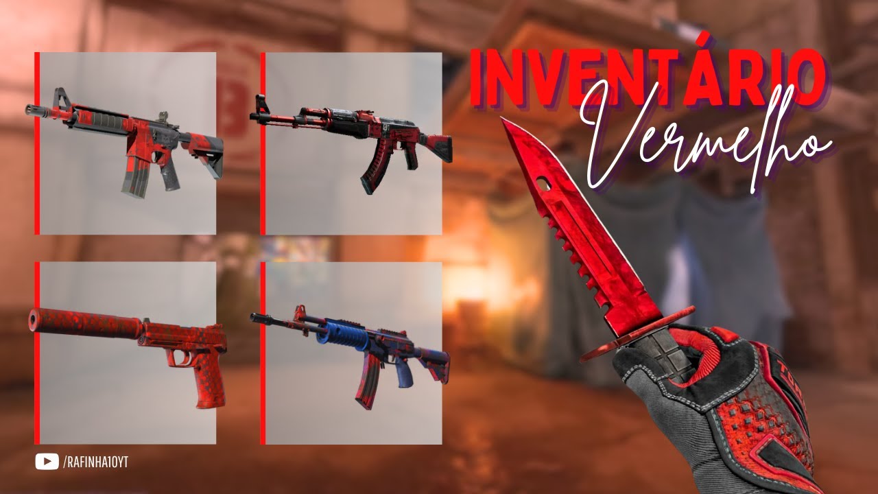 🔴 Inventário VERMELHO BONITO E BARATO no CS2! [ Loadout Red ] - YouTube