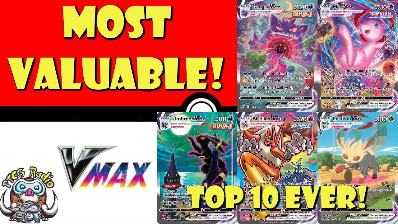 ヴァンガード ミチュデッキ 高レア多数 The Most Valuable Pokémon VMAX EVER! Top 10 Most Expensive