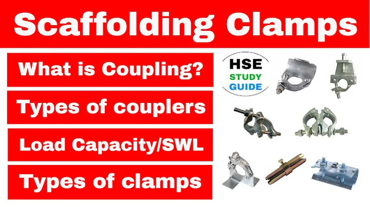 Types of scaffolding clamp & their uses | types of couplers in scaffolding | clamp load capacity/SWL