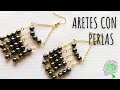 Aretes con Perlas Plateadas | Labisu