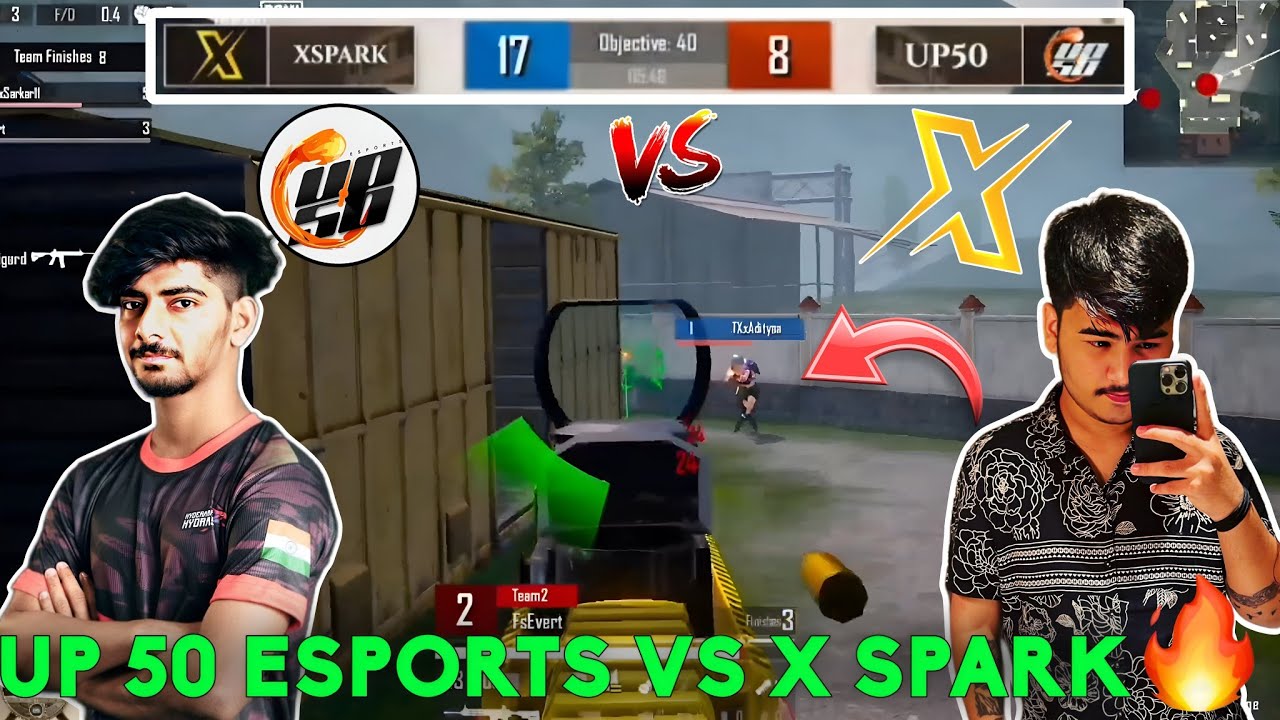 TEAM X SPARK VS UP50 ESPORTS 🚀 TDM BATTLE🤯TX ADITYA FULL🔥DOMINATE 🏆