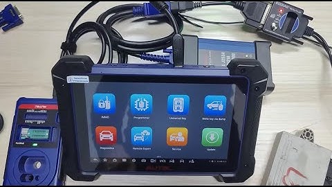 Autel IM608 Program BMW CAS2 Semi Smart Key with Godiag CAS2/CAS3 Semi Smart Key Test Platform