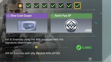 Kill 15 Enemies using the M16 equipped with the signature attachment ✅