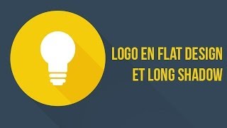 [Illustrator] Réalisation d'un bagde/logo en Flat Design + Long shadow