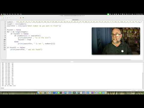 VCE Software Development Revision : Linear and Binary Searches