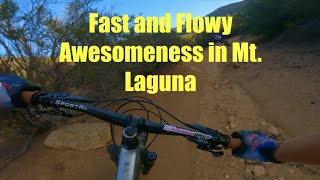 One of the Fastest and Flowiest Trails in Mt. Laguna.....is a Climb!