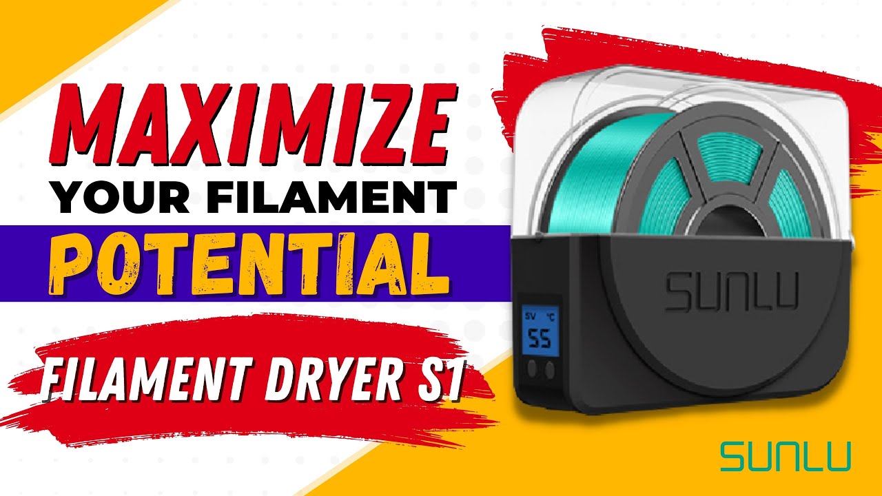 Sunlu Filament Dryer S1 REVIEW and Use - 3D Printer Filadryer Dry Box
