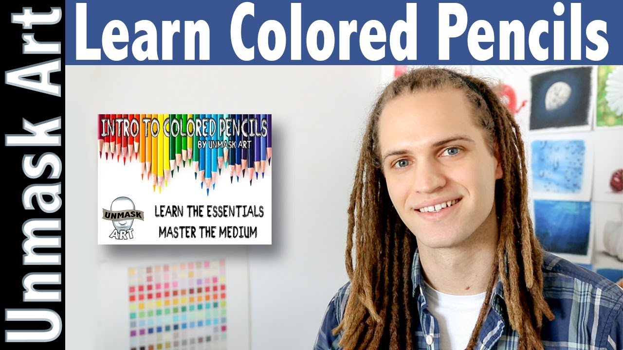 unmasked My NEW Intro to Colored Pencils Course