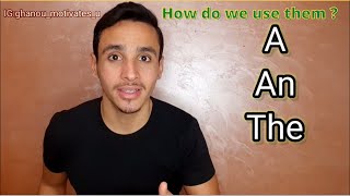 شرح مبسط لأدوات التعريف في الانجليزية(a,an,the) Articles 