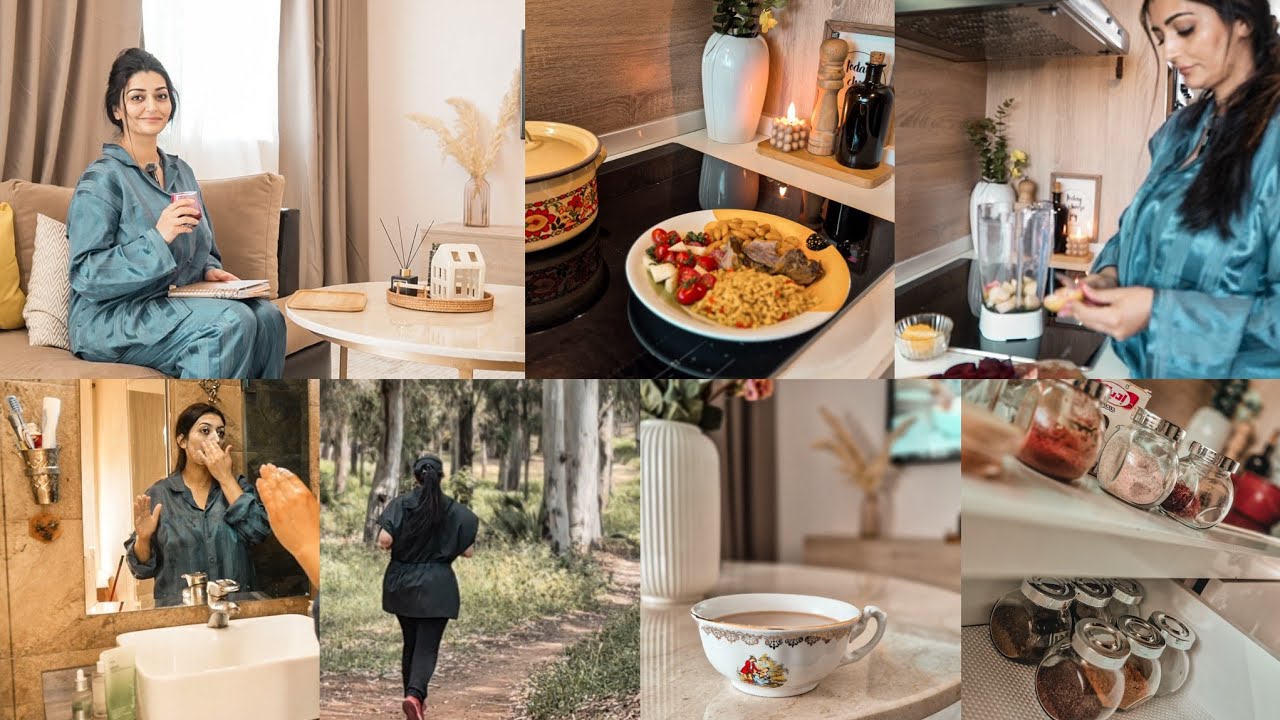 رحلة التغيير من الفوضى لحياة متوازنة🌹فلوق ملهم /رياضة 🏃‍♀️ أكل صحي🌾عناية بالبشرة  healthy Lifestyle