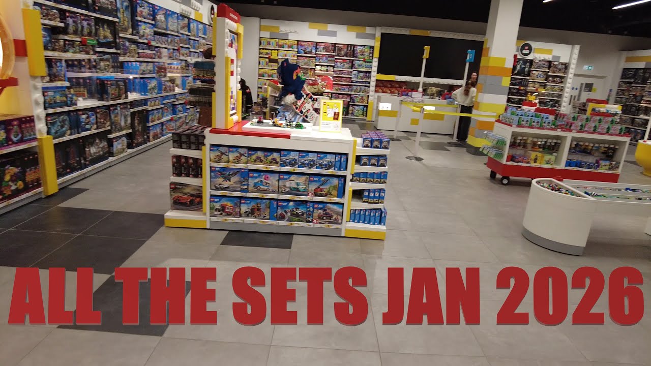 ВСЕ НАБОРЫ LEGO, ВЫПУЩЕННЫЕ В ЯНВАРЕ 2026 ГОДА - МАГАЗИН LEGO В ТОРГОВОМ ЦЕНТРЕ TRAFFORD