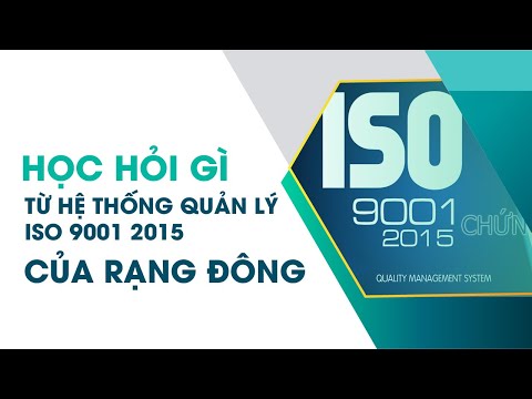 Video Học hỏi được gì từ hệ thống quản lý ISO 9001 2015 của... - youtube