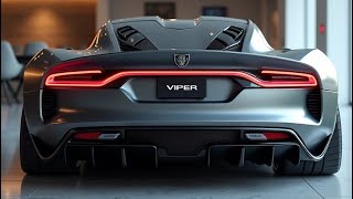 2026 Dodge Viper Unleashed Next Gen Monster Supercar Shocks The World