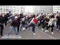 Flashmob KWF Kankerbestrijding in Leiden
