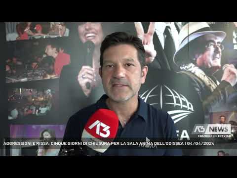 AGGRESSIONI E RISSA, CINQUE GIORNI DI CHIUSURA PER LA SALA ANIMA DELL'ODISSEA | 04/04/2024