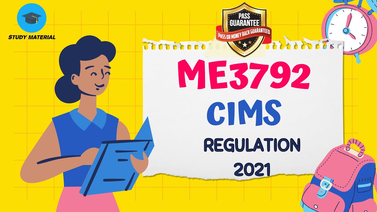 ME3792 CIMS Computer Integrated Manufacturing System Anna Me3792 cims computer integrated manufacturing system anna