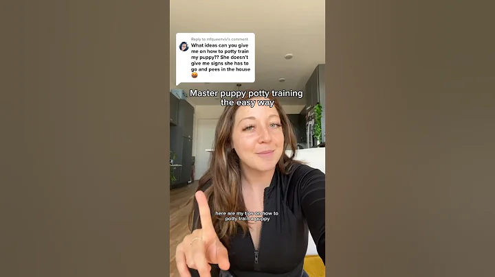 THIS is how to potty train a puppy! #puppytrainingtips #easydogtraining