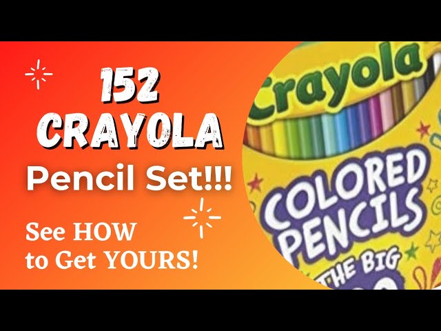 Breaking NEWS  152 Crayola Color Pencil Set #adultcoloring  #crayolacoloredpencils 