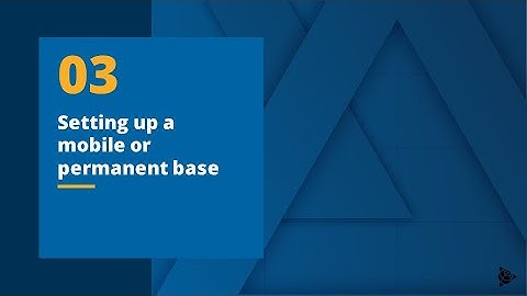 Trimble R750 Setup (Part 3)