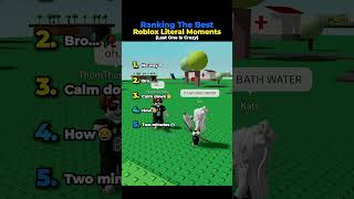 Ranking The Best Literal Roblox Moments (part 18) #roblox #memes