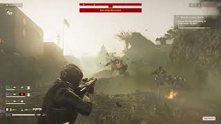 Helldivers 2 [difficulty 7, 4-player]: Retrieve Personnel, automaton planetary defense - 2024/02/21