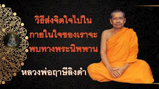 วิธีส่งจิตใจไปในกายในใจของเราจะพบทางพระนิพพาน พระราชพรหมยาน หลวงพ่อฤาษีลิงดำ