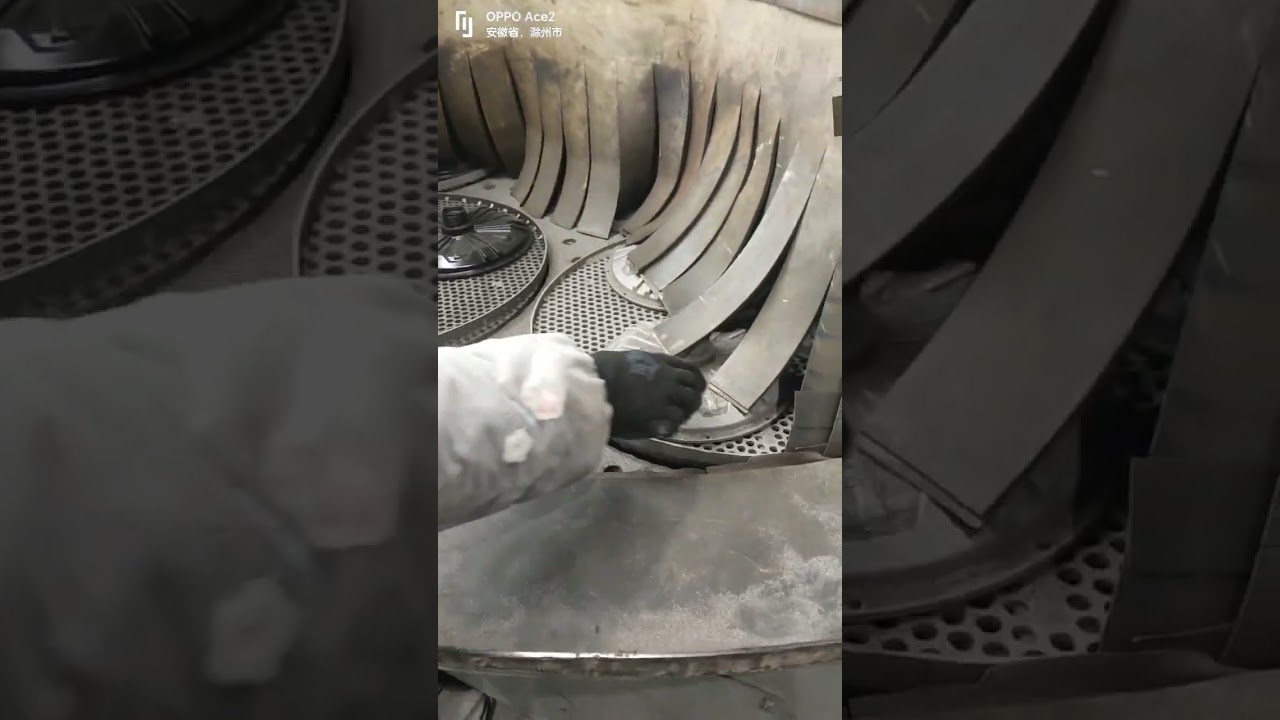 Airless Blasting Machine Cleaning Aluminum Wheels