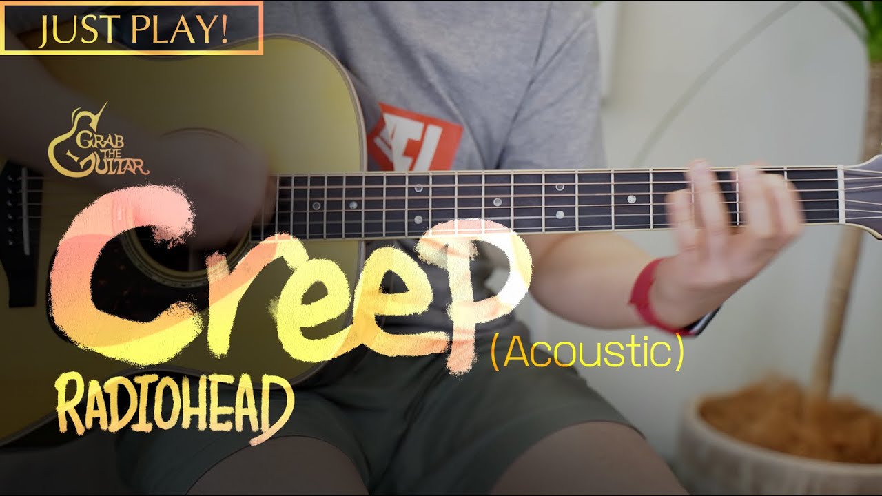 Creep (Acoustic) 🫥 Radiohead 라디오헤드 [Just Play! l Acoustic Guitar Cover