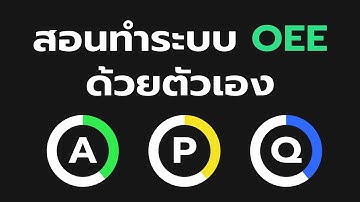 สอนทำระบบ OEE ด้วยตัวเอง | Build your own OEE system dashboard with PLC and HMI