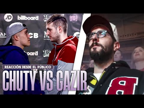 ¿GAZIR lo APLASTÓ en VIVO? 🤯XLmen reacciona a GAZIR vs CHUTY - FMS WORLD SERIES