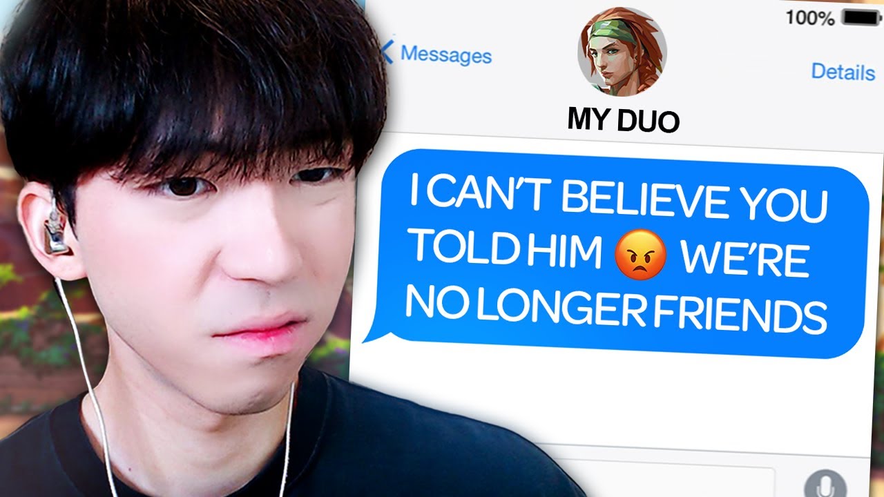 They're No Longer Friends Because Of Me... YouTube