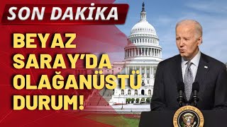 SON DAKİKA! Biden Beyaz Saray konuşmasını neden yarıda kesti? İşte detaylar!