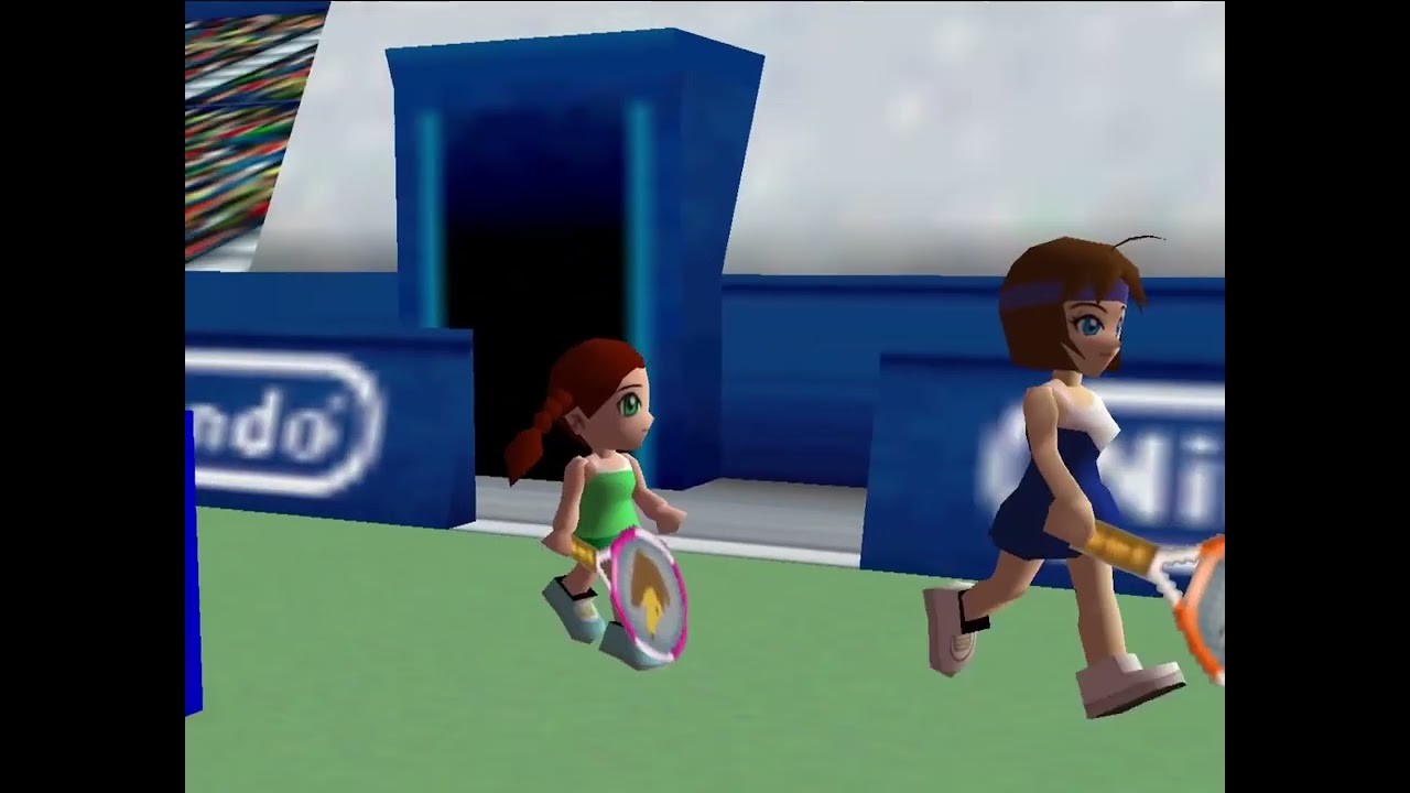 Mario Tennis 64 Doubles Rainbow Cup - Kate and Nina (GBC Characters)