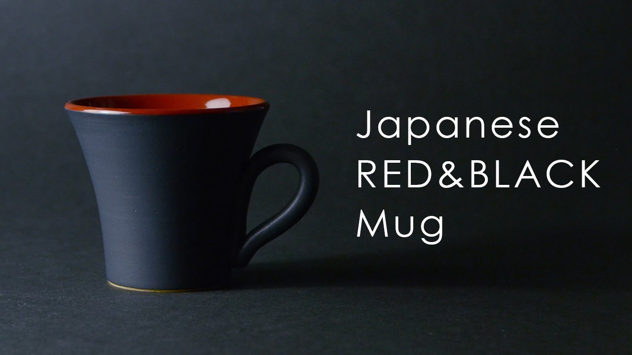 Pottery RED & MUG From Japan/陶芸家・森野知子さんの和食器 黒釉赤彩