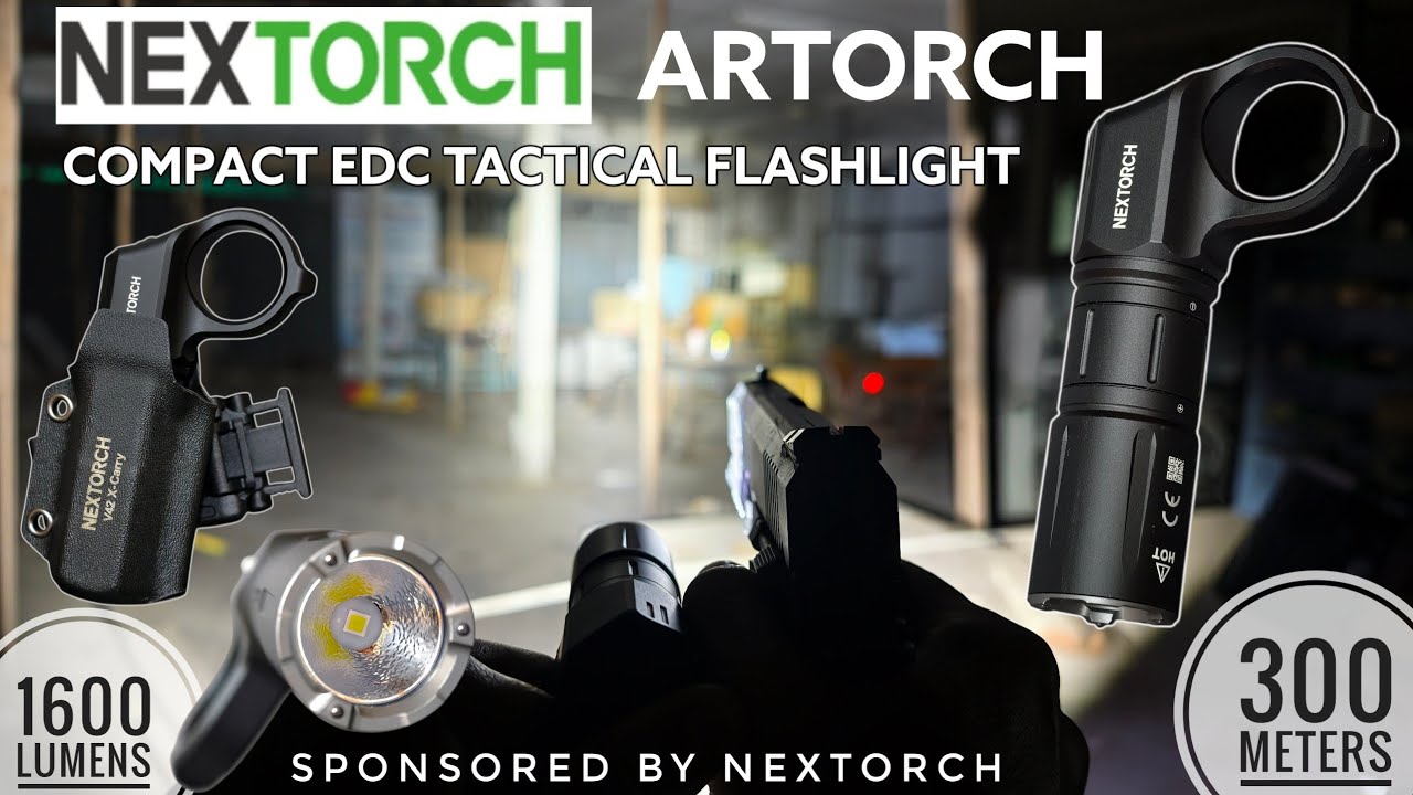 NEXTORCH ARTORCH - Compact EDC Tactical Flashlight with Rotary