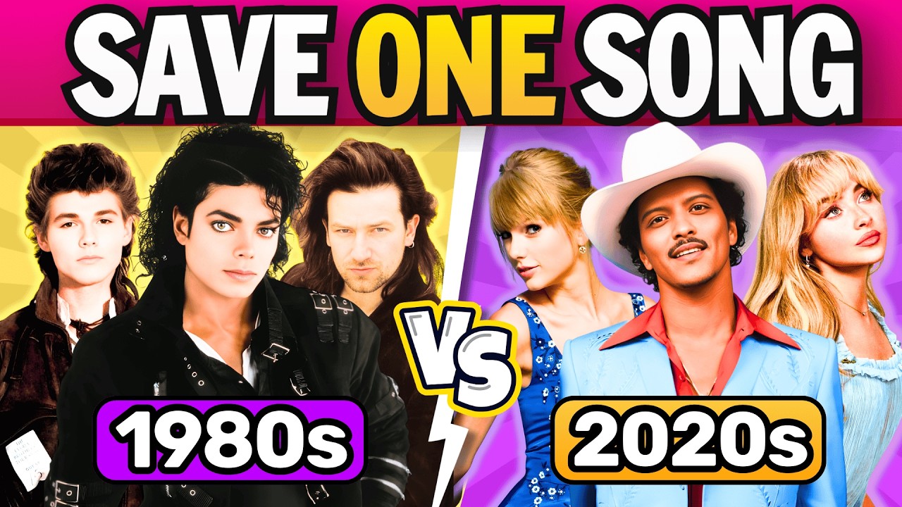 Save ONE Song: 1980s vs 2020s 🎙️ (Hardest Music Challenge)